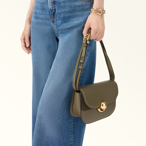 Furla - Sfera Round Sage Mini Flap Purse - WB01737BX0428 - SAGE