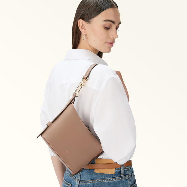Furla - Nuvola Greige Mini Handbag - WE00846BX2045 - GREIGE