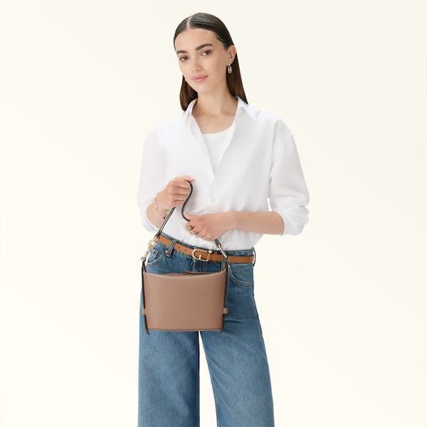 Furla - Nuvola Greige Mini Handbag - WE00846BX2045 - GREIGE