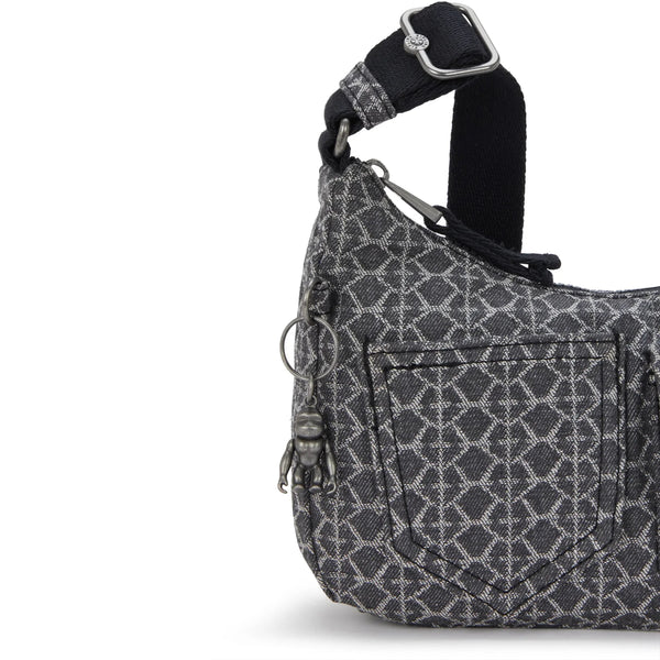 Kipling - Tracolla Kenda Grey Denim Jacquard - KPKI8097 - GREY/DENIM/JQ