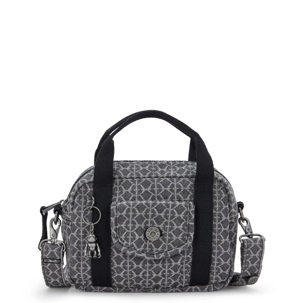 Kipling - Borsa a mano Kazia Grey Denim Jaquard - KPKI8096 - GREY/DENIM/JQ
