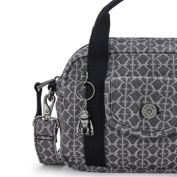 Kipling - Borsa a mano Kazia Grey Denim Jaquard - KPKI8096 - GREY/DENIM/JQ