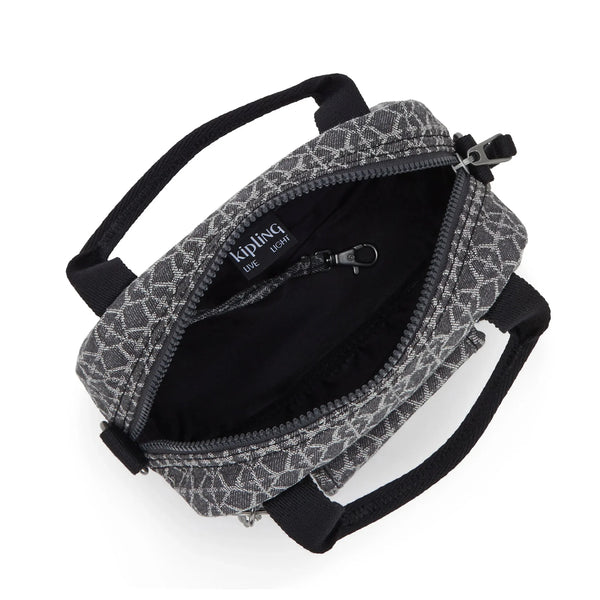Kipling - Borsa a mano Kazia Grey Denim Jaquard - KPKI8096 - GREY/DENIM/JQ