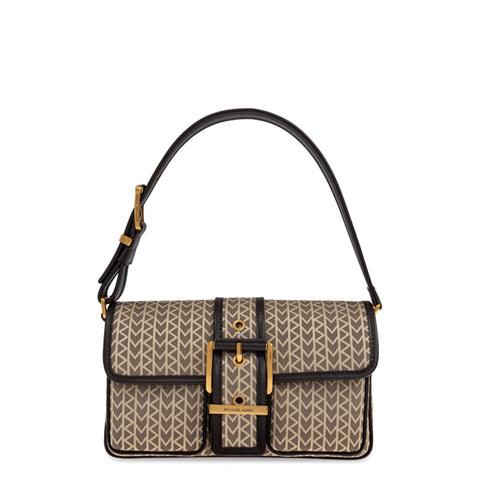 Michael Kors - Colby Medium Natural Shoulder Bag - 30T5ABAL8J - NATURAL