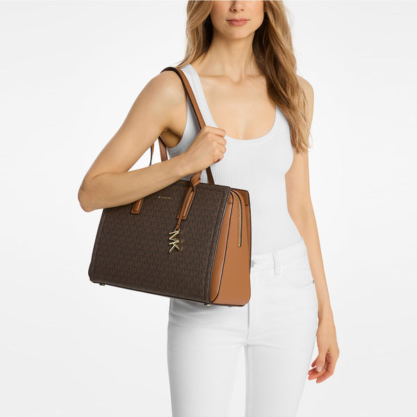 Michael Kors - Laila Medium Brown Acorn Shoulder Bag - 30S5G9IT2B - BRN/ACORN