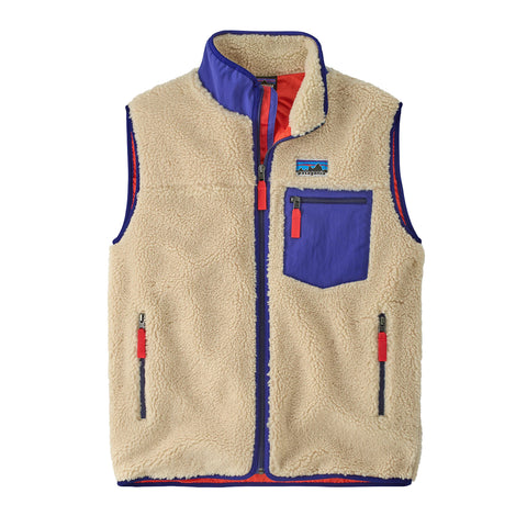 Patagonia - Gilet in pile Classic Retro-X® Fleece Vest Dark Natural - 23049 - DARK/NATURAL