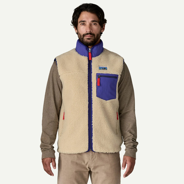 Patagonia - Gilet in pile Classic Retro-X® Fleece Vest Dark Natural - 23049 - DARK/NATURAL