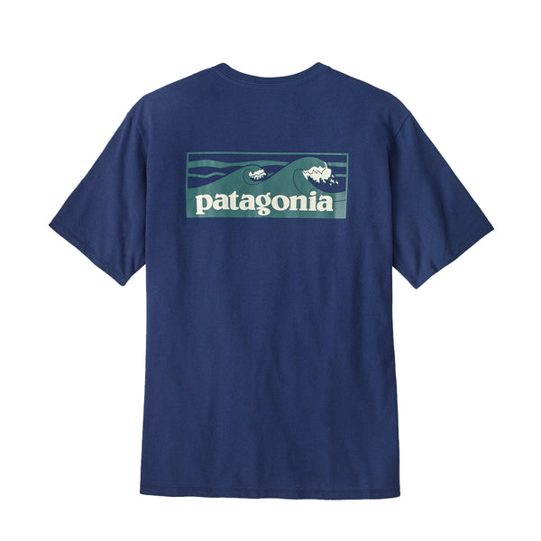 Patagonia - T-Shirt Boardshirt Logo Pocket Responsibili-Tee® Clement Blue - 37655 - CLEMENT/BLUE