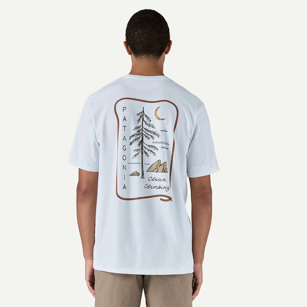 Patagonia - T-shirt M' Clean Climb Roots White - 37795 - WHITE