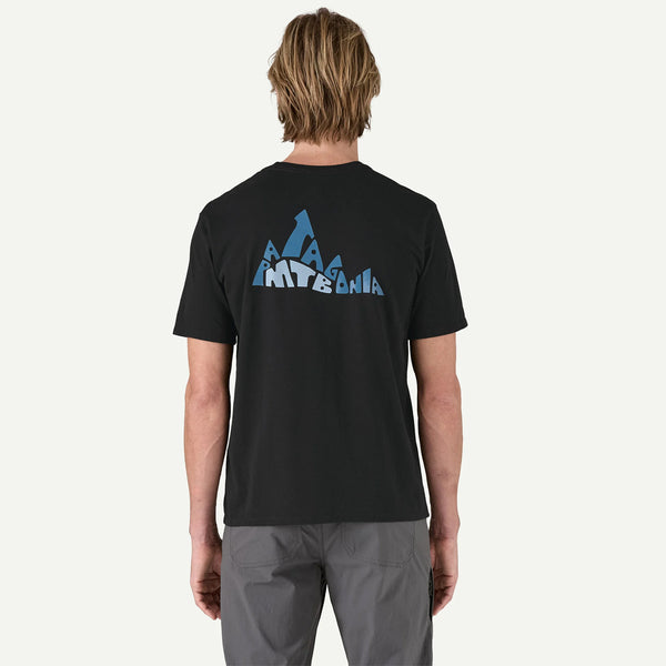 Patagonia - T-Shirt Berm Logo Responsibili-Tee�� Black - 37803 - BLACK