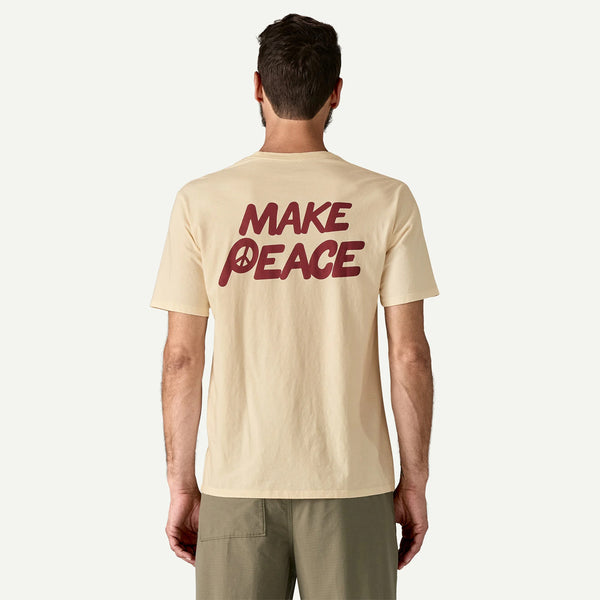 Patagonia - T-Shirt Balance Peace Seeds: Marlow Brown - 37823 - PEACE/SEEDS:/MARLOW/BROWN
