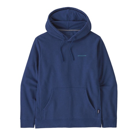 Patagonia - Felpa con cappuccio Boardshort Logo Uprisal Clement Blue - 39665 - CLEMENT/BLUE