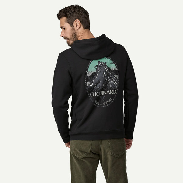 Patagonia - Felpa con cappuccio Chouinard�� Crest Uprisal Black - 39700 - BLACK
