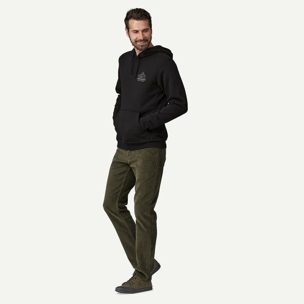 Patagonia - Felpa con cappuccio Chouinard�� Crest Uprisal Black - 39700 - BLACK