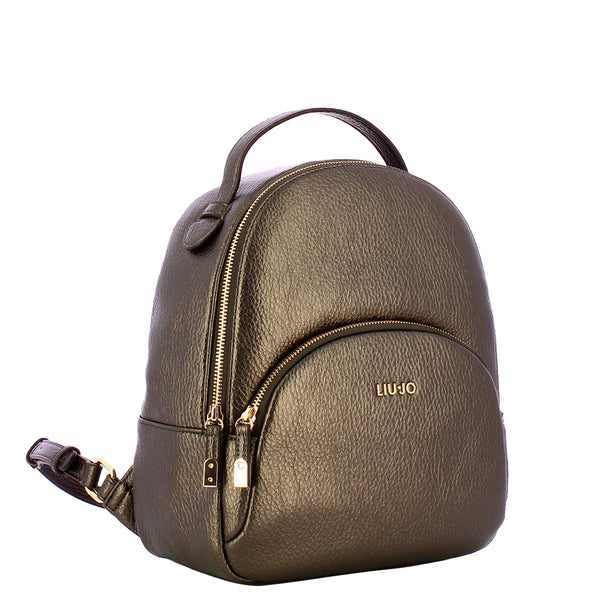 Liu Jo - Manh Moro Light Metal Backpack - AF5157E0027 - MORO/LIGHT/METAL
