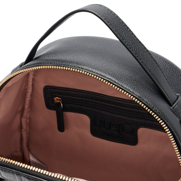 Liu Jo - Zaino Medio logo embossed Black - AF5157E0538 - BLACK