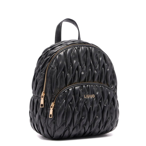 Liu Jo - Zaino Medio matelass�� Black - AF5016E0457 - BLACK