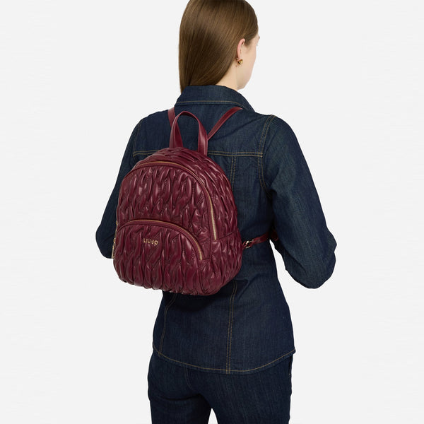 Liu Jo - Zaino Medio matelass�� Red Wine - AF5016E0457 - RED/WINE