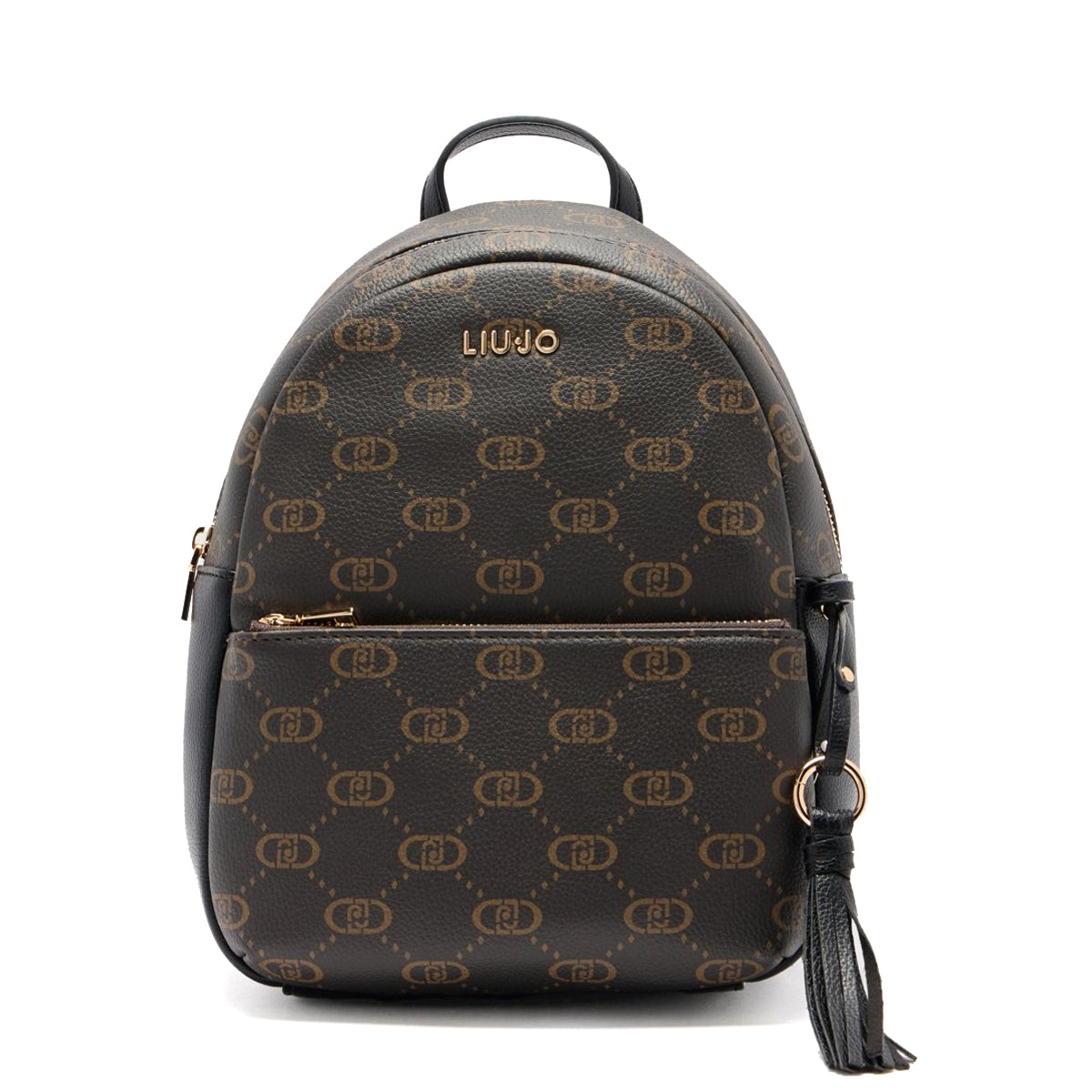 Liu Jo - Zaino Medio Monogram Black - AF5186E0053 - BLACK