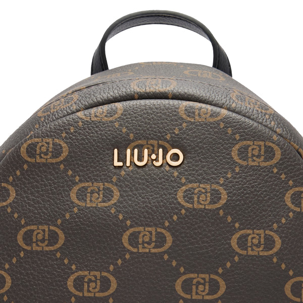 Liu Jo - Zaino Medio Monogram Black - AF5186E0053 - BLACK