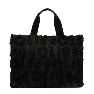 Liu Jo - Large wool blend Shopping Bag Black - 2F5027T0300 - BLACK