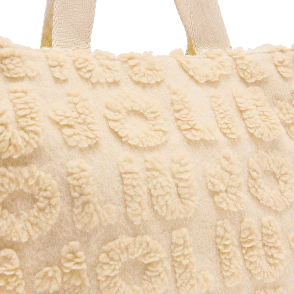 Liu Jo - Large wool blend Shopping Bag Oat Milk - 2F5027T0300 - OAT/MILK