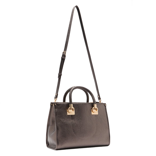 Liu Jo - Manhattan Moro Light Metal Handbag - AF5008E0027 - MORO/LIGHT/METAL