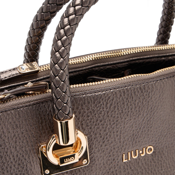 Liu Jo - Manhattan Moro Light Metal Handbag - AF5008E0027 - MORO/LIGHT/METAL