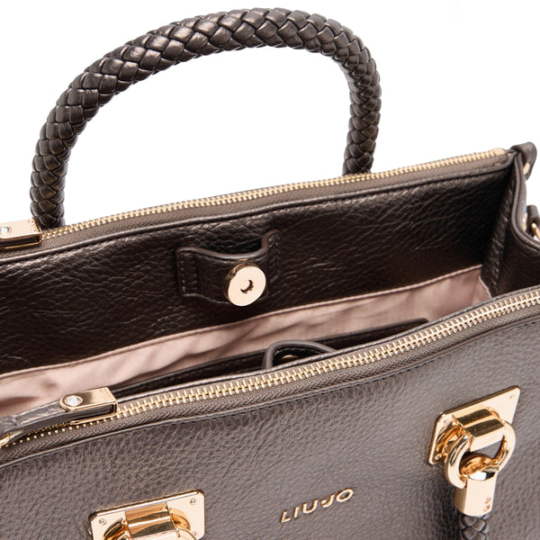 Liu Jo - Manhattan Moro Light Metal Handbag - AF5008E0027 - MORO/LIGHT/METAL