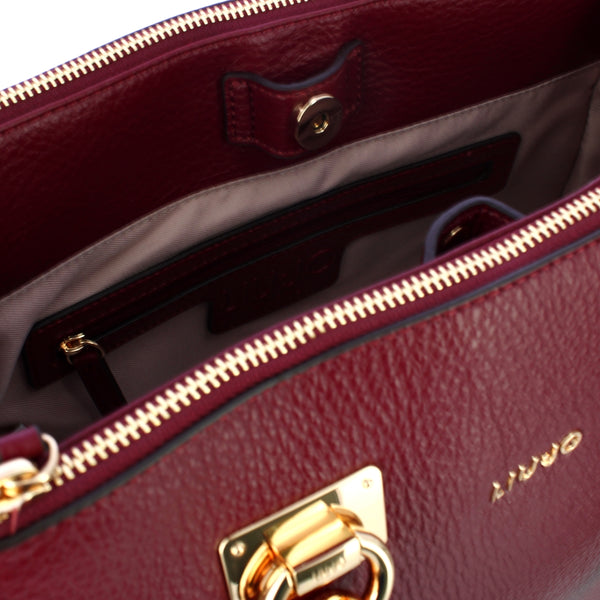 Liu Jo - Manhattan Red Wine Handbag - AF5008E0027 - RED/WINE