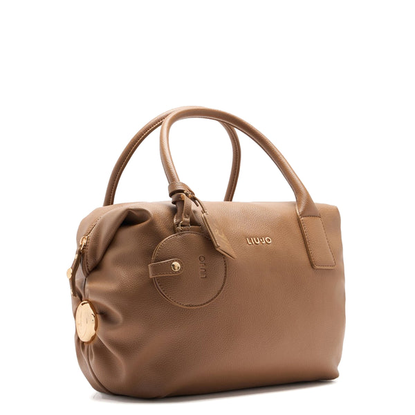 Liu Jo - Borsa a mano Amelie con charm Suede - AF5027E0058 - SUEDE