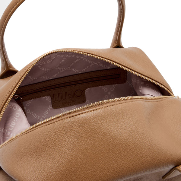 Liu Jo - Borsa a mano Amelie con charm Suede - AF5027E0058 - SUEDE