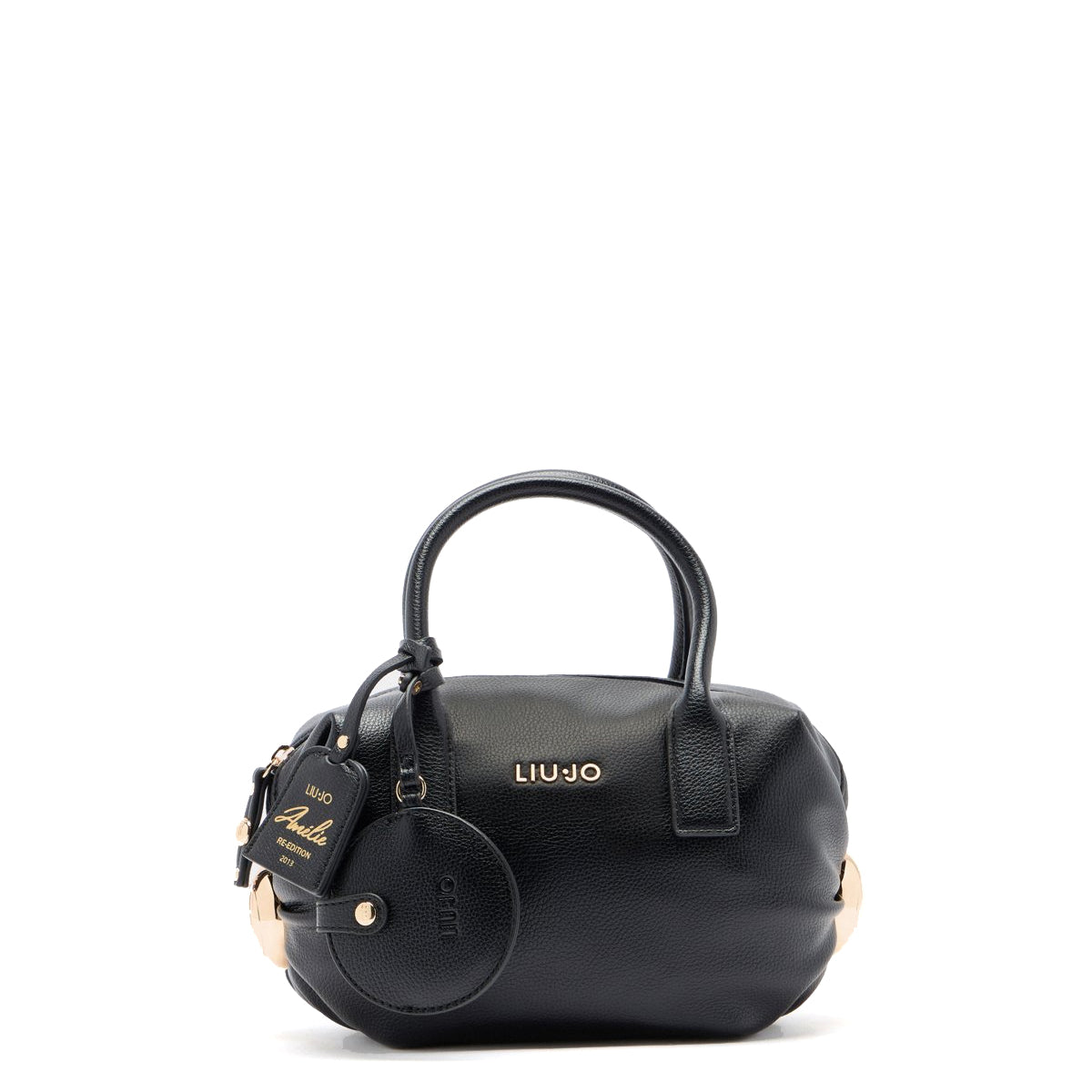 Liu Jo - Borsa a mano Piccola Amelie con charm Black - AF5028E0058 - BLACK