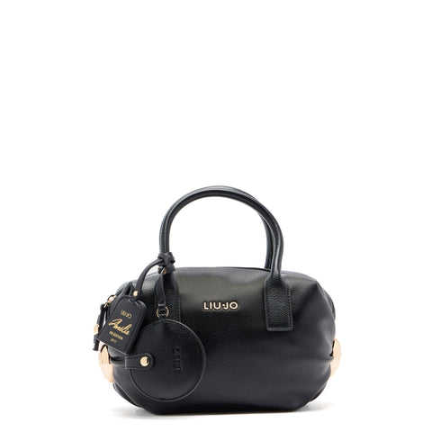 Liu Jo - Borsa a mano Piccola Amelie con charm Black - AF5028E0058 - BLACK