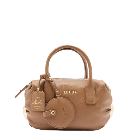 Liu Jo - Borsa a mano Piccola Amelie con charm Suede - AF5028E0058 - SUEDE