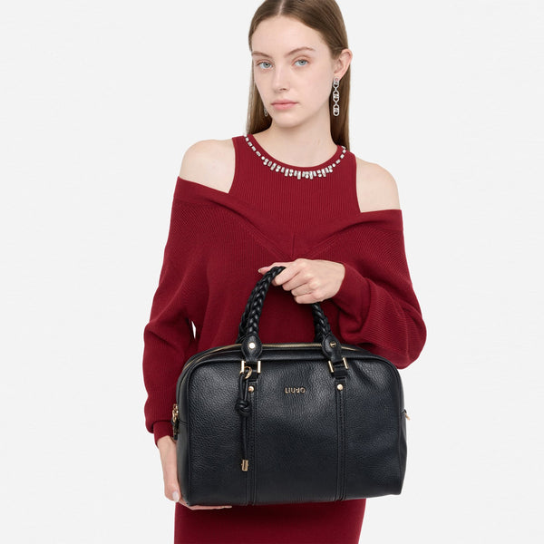 Liu Jo - Baulotto Boston Bag Black - AF5077E0027 - BLACK