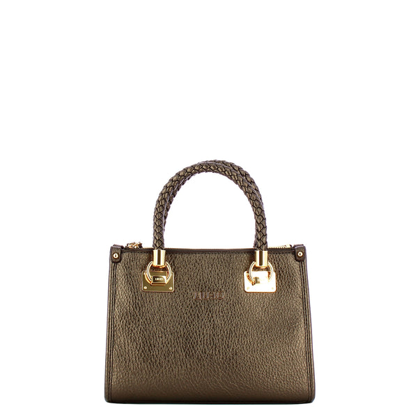 Liu Jo - Manh Small Moro Light Metal Handbag - AF5163E0027 - MORO/LIGHT/METAL