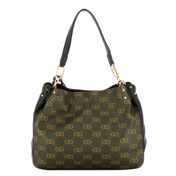 Liu Jo - Borsa a spalla Monogram Black - AF5113E0053 - BLACK