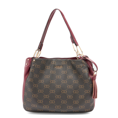 Liu Jo - Borsa a spalla Monogram Red Wine - AF5113E0053 - RED/WINE
