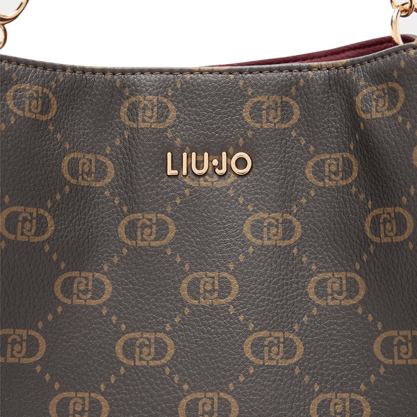 Liu Jo - Borsa a spalla Monogram Red Wine - AF5113E0053 - RED/WINE