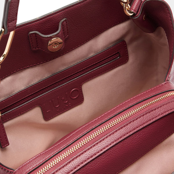 Liu Jo - Borsa a spalla Monogram Red Wine - AF5113E0053 - RED/WINE