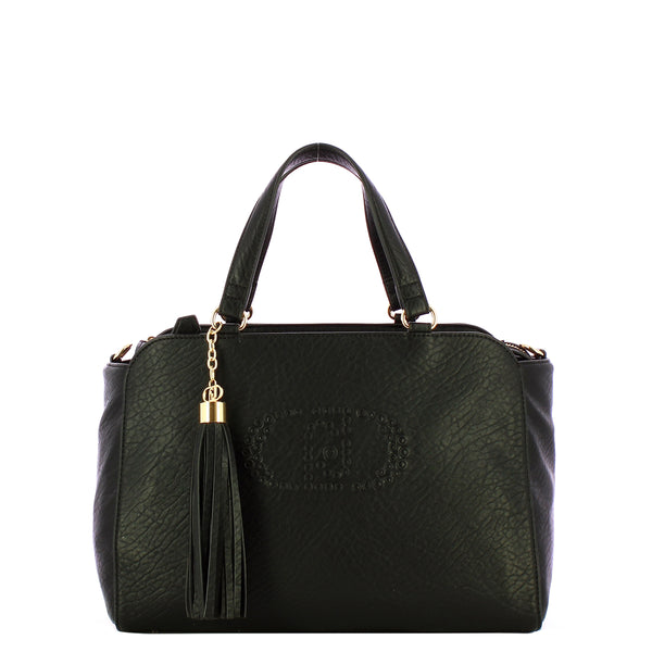 Liu Jo - Borsa a mano con nappina Black - AF5121E0161 - BLACK