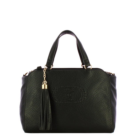 Liu Jo - Borsa a mano con nappina Black - AF5121E0161 - BLACK