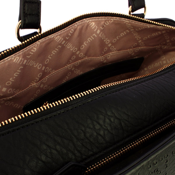 Liu Jo - Borsa a mano con nappina Black - AF5121E0161 - BLACK