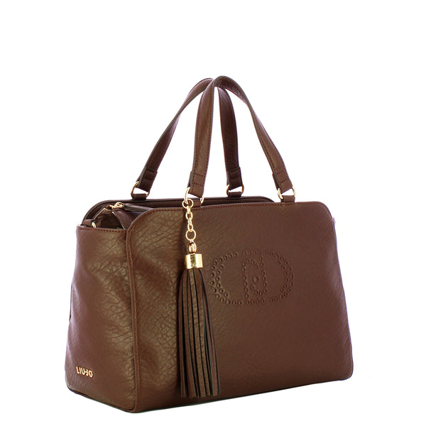 Liu Jo - Borsa a mano con nappina Moro Light - AF5121E0161 - MORO/LIGHT