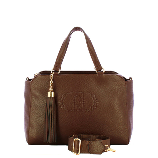 Liu Jo - Borsa a mano con nappina Moro Light - AF5121E0161 - MORO/LIGHT