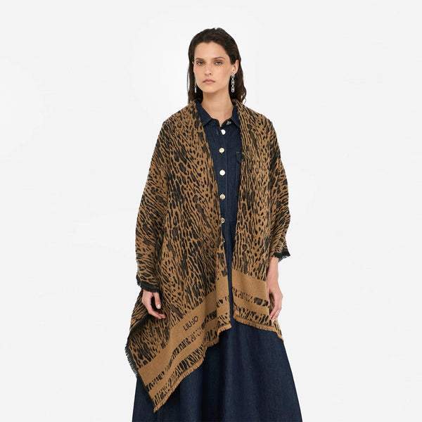 Liu Jo - Poncho Animalier - 2F5032T0300 - ANIMALIER