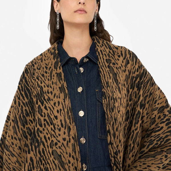 Liu Jo - Poncho Animalier - 2F5032T0300 - ANIMALIER