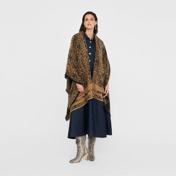 Liu Jo - Poncho Animalier - 2F5032T0300 - ANIMALIER