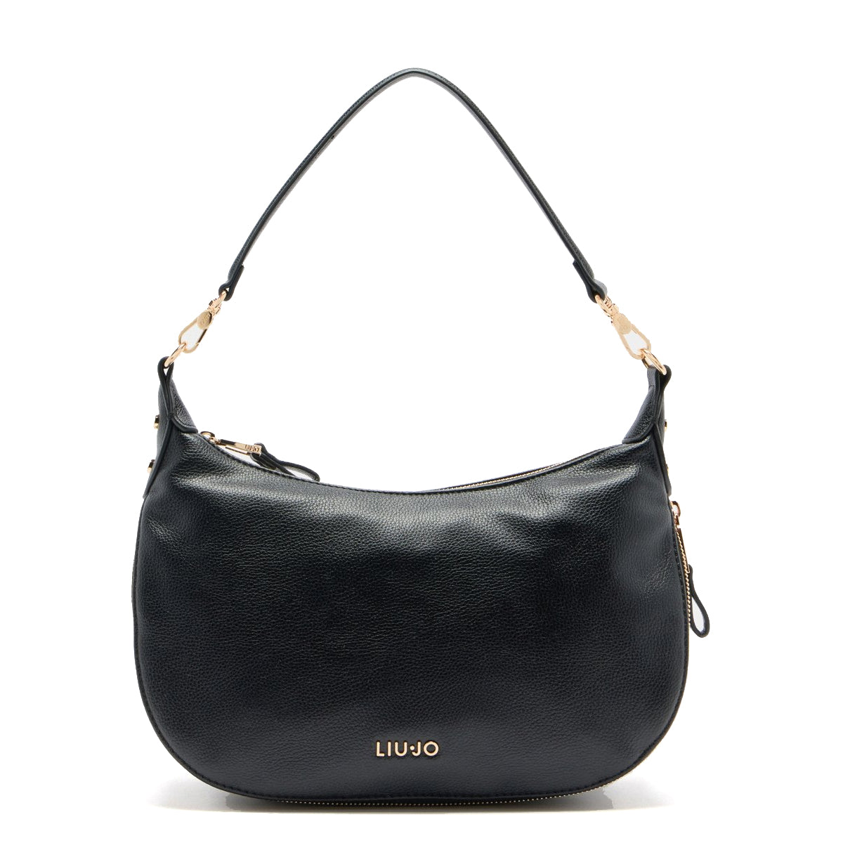 Liu Jo - Hobo Bag Media Espandibile Black - AF5133E0058 - BLACK